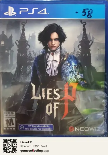 Lies of P PlayStation 4, NTSC box front