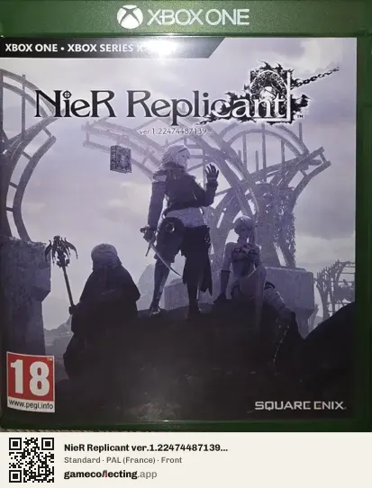 NieR Replicant ver.1.22474487139... Xbox One, France box front