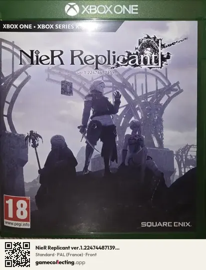 NieR Replicant ver.1.22474487139... Xbox One, France box front