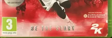 NBA 2K16, the PEGI square on its front