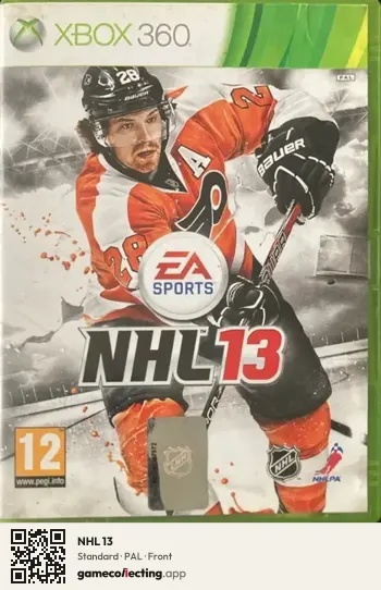 NHL 13 Xbox 360, PAL box front