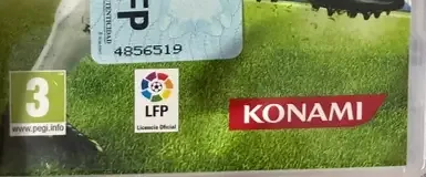 Pro Evolution Soccer 2013, the PEGI square on its front
