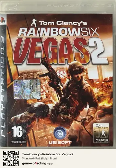 Tom Clancy's Rainbow Six: Vegas 2 PlayStation 3, Italy box front