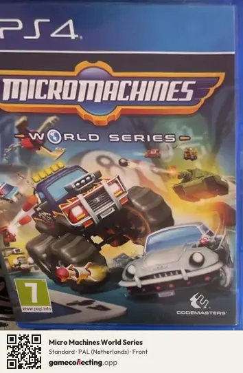 Micro Machines World Series PlayStation 4, Netherlands box front