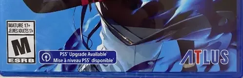 Persona 3 Reload, the ESRB box on its front
