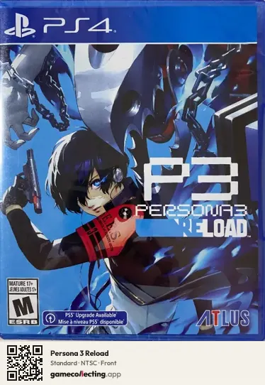 Persona 3 Reload PlayStation 4, NTSC box front