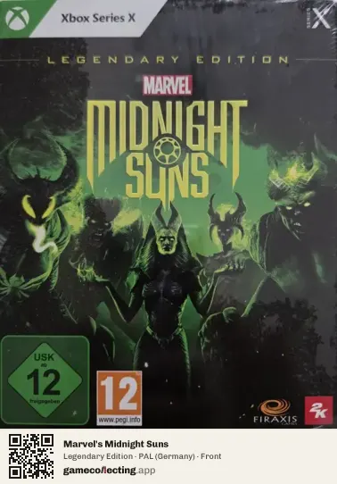 Marvel's Midnight Suns Xbox Series X, Germany box front