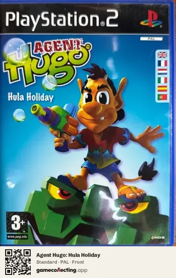 Agent Hugo: Hula Holiday PlayStation 2, PAL box front