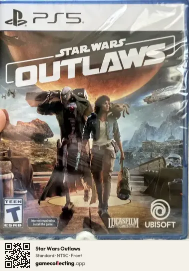 Star Wars Outlaws PlayStation 5, NTSC box front