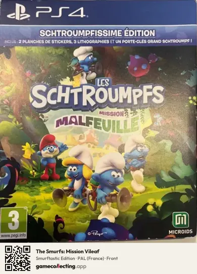 The Smurfs: Mission Vileaf PlayStation 4, France box front