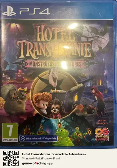 Hotel Transylvania: Scary-Tale Adventures PlayStation 4, France box front