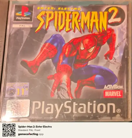 Spider-Man 2: Enter Electro PlayStation, PAL box front