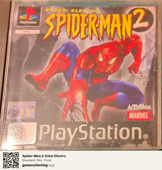 Spider-Man 2: Enter Electro PlayStation, PAL box front