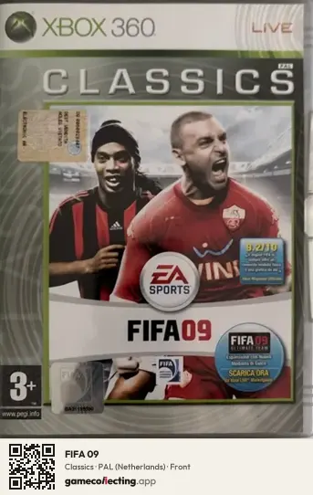 FIFA 09 Xbox 360, Netherlands box front