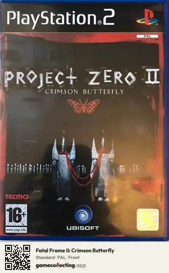 Fatal Frame II: Crimson Butterfly PlayStation 2, PAL box front