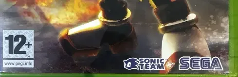 Shadow the Hedgehog, the PEGI square on its front