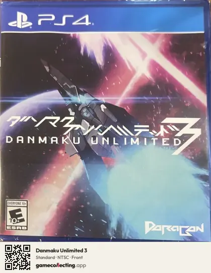 Danmaku Unlimited 3 PlayStation 4, NTSC box front