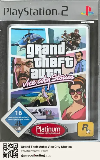 Grand Theft Auto: Vice City Stories PlayStation 2, Germany box front