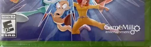 Nickelodeon All-Star Brawl 2, the ESRB box on its front