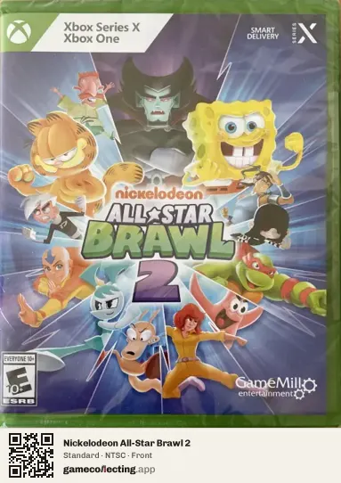 Nickelodeon All-Star Brawl 2 Xbox Series X, NTSC box front