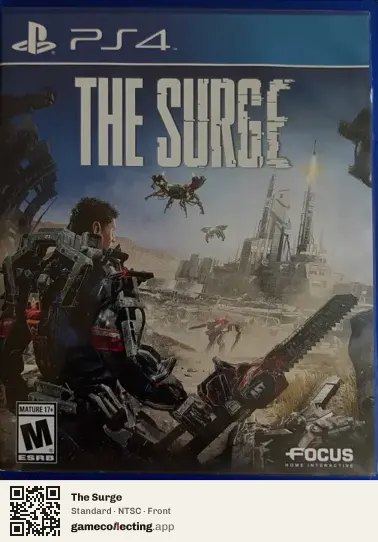 The Surge PlayStation 4, NTSC box front