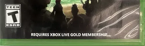Sea of Thieves, the ESRB box on its front
