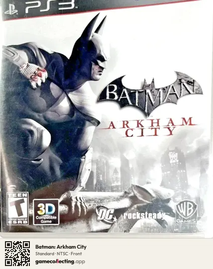 Batman: Arkham City PlayStation 3, NTSC box front