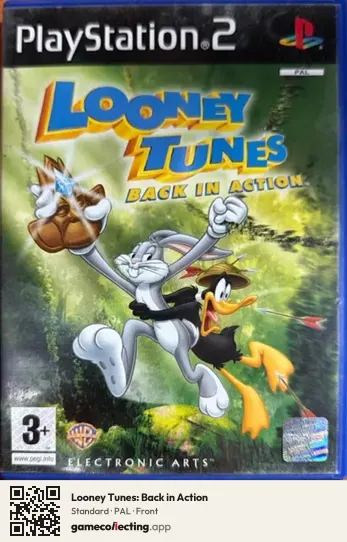 Looney Tunes: Back in Action PlayStation 2, PAL box front