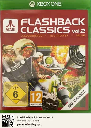 Atari Flashback Classics Vol. 2 Xbox One, PAL box front