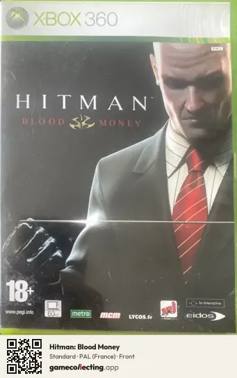 Hitman: Blood Money Xbox 360, France box front