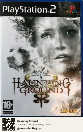 Haunting Ground PlayStation 2, Germany box front