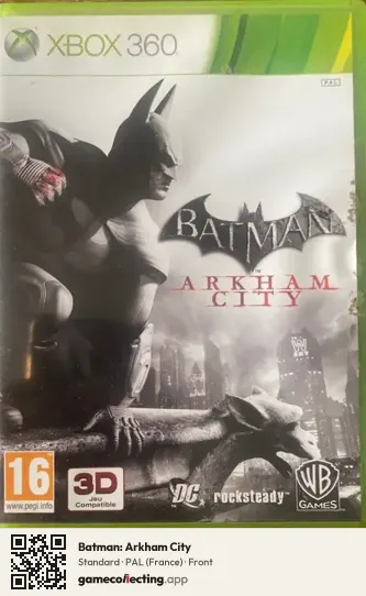 Batman: Arkham City Xbox 360, France box front