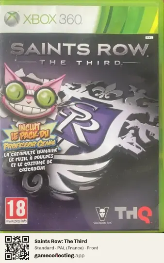 Saints Row: The Third Xbox 360, France box front