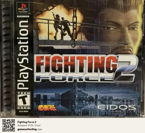 Fighting Force 2 PlayStation, NTSC box front