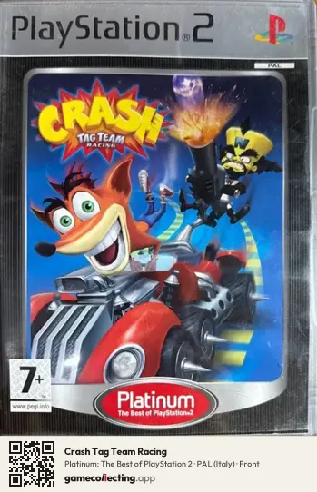 Crash Tag Team Racing PlayStation 2, Italy box front