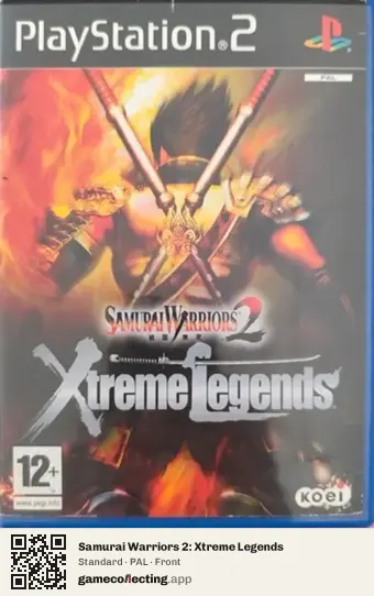 Samurai Warriors 2: Xtreme Legends PlayStation 2, PAL box front