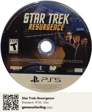 Star Trek: Resurgence PlayStation 5, NTSC disc