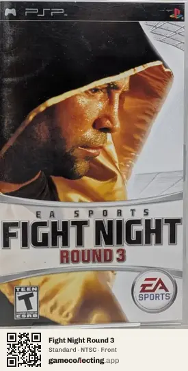 Fight Night Round 3 PlayStation Portable, NTSC box front