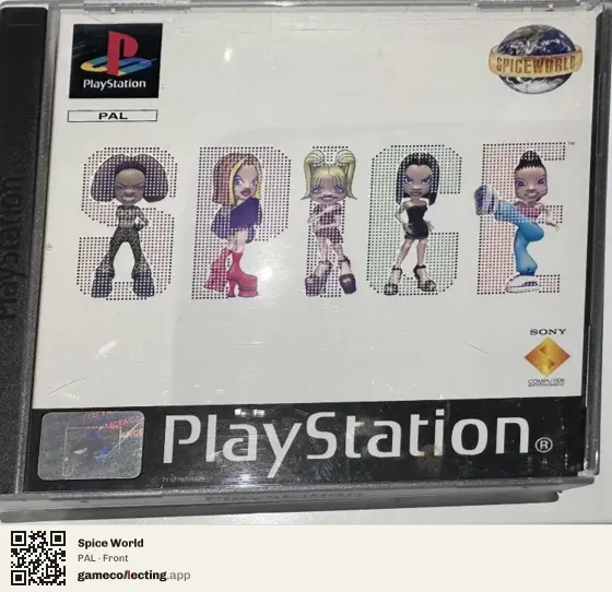 Spice World PlayStation, PAL box front