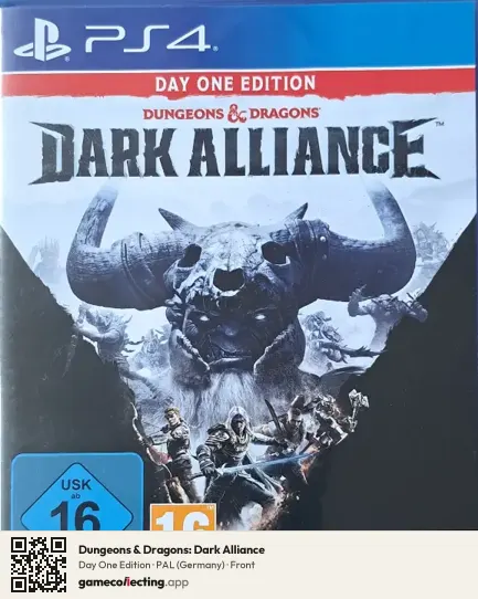 Dungeons & Dragons: Dark Alliance PlayStation 4, Germany box front