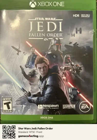 Star Wars Jedi: Fallen Order Xbox One, NTSC box front