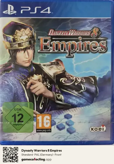 Dynasty Warriors 8 Empires PlayStation 4, Germany box front
