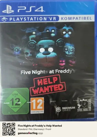 Five Nights at Freddy's: Help Wanted PlayStation 4, Germany box front