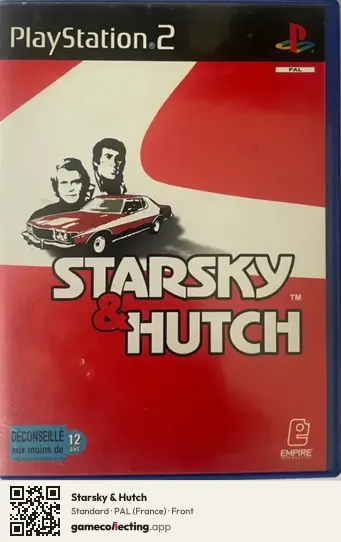 Starsky & Hutch PlayStation 2, France box front