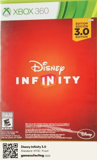Disney Infinity 3.0 Xbox 360, NTSC box front