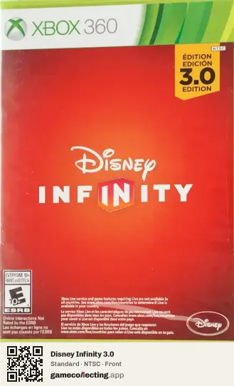 Disney Infinity 3.0 Xbox 360, NTSC box front