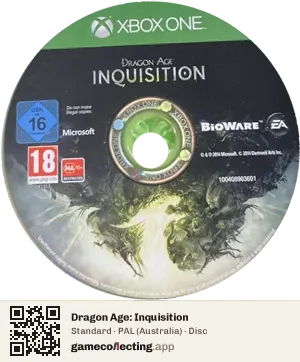 Dragon Age: Inquisition Xbox One, PAL disc