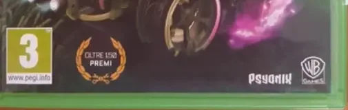 Rocket League, the PEGI square on its front