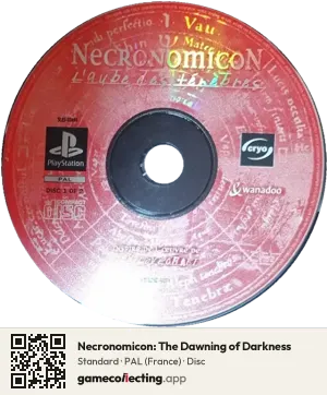 Necronomicon: The Dawning of Darkness PlayStation, PAL disc