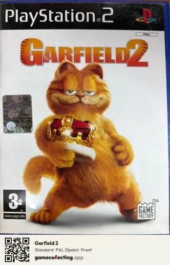 Garfield 2 PlayStation 2, Spain box front